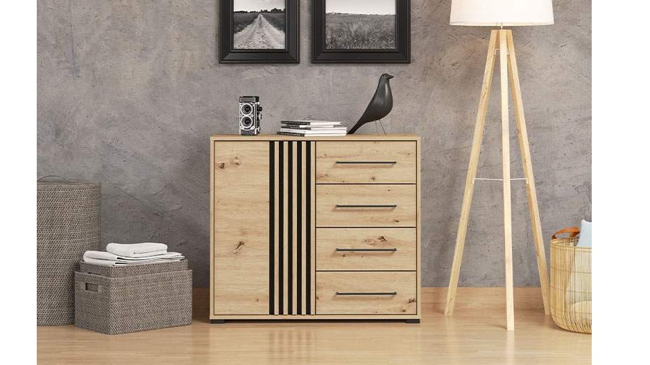 Komoda ASCALON 2K4F 90 AH